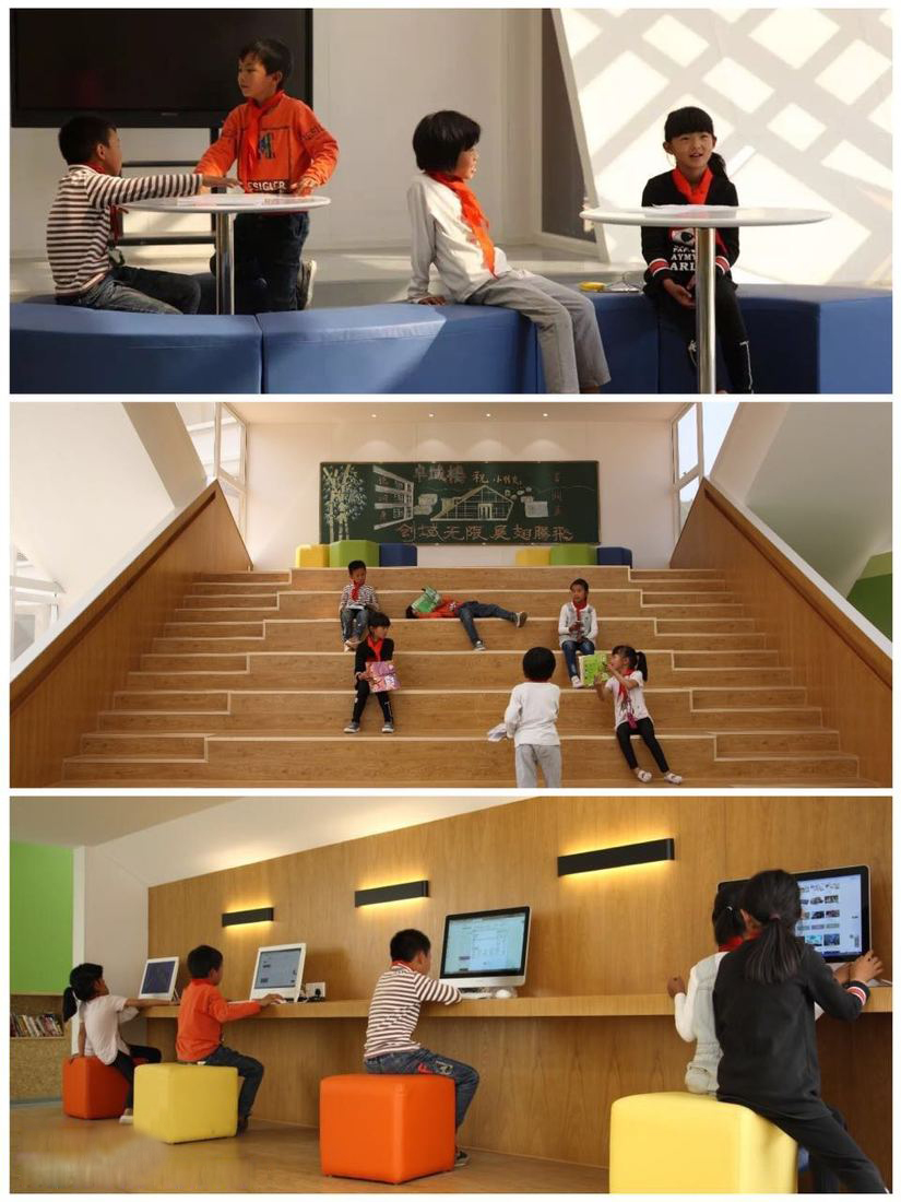 云南玉溪河外小學(xué)第三空間“卓域樓"(圖30)