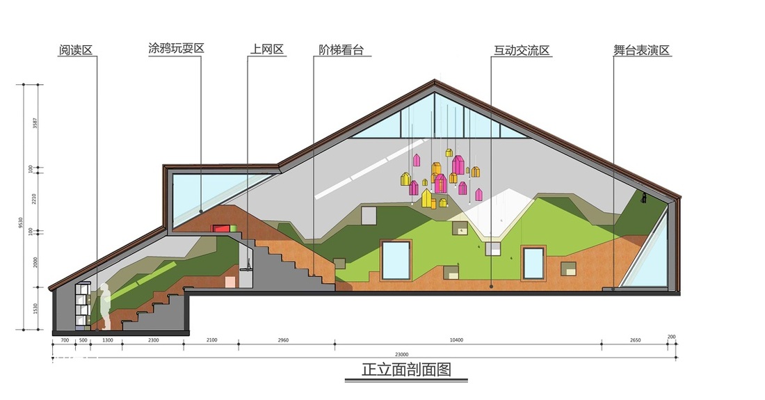 云南玉溪河外小學(xué)第三空間“卓域樓"(圖36)